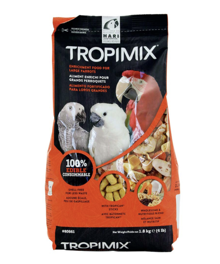 Hagen Hari Tropimix Large Parrot Food Mix 1.8kg